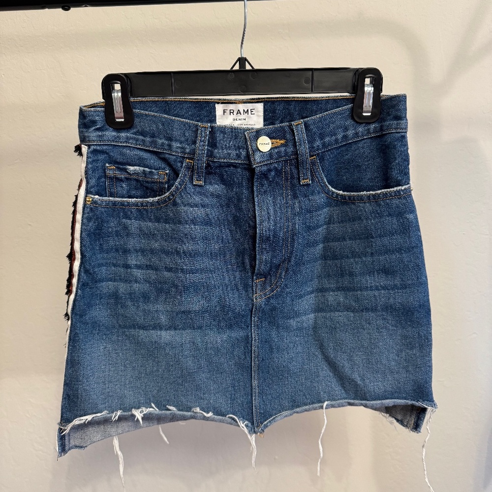 FRAME Denim Jean Skirt